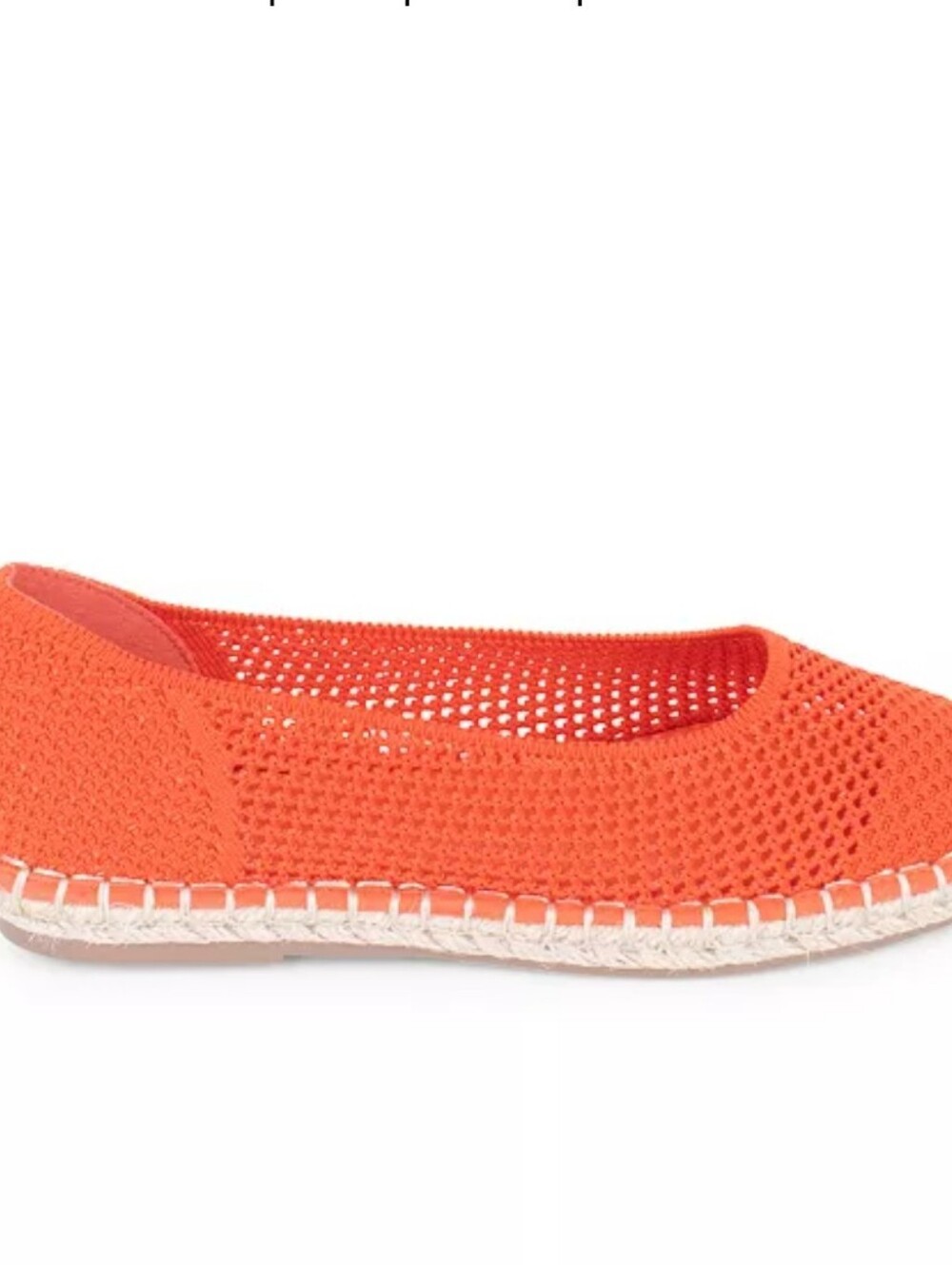 Tahari Juniper Slip-On Espadrille Flats- Poppy